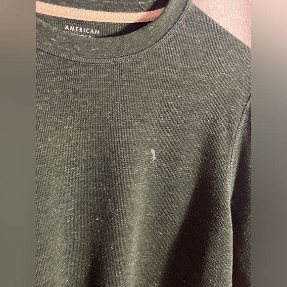 Men’s Large American Eagle Standard Fit Green Sweater - Picture 4 of 4